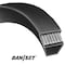 Bando B123 Classical V-Belt, 126 in Outside Length, 21/32 in Top Width, 11 mm Thickness, 1 Ribs B123 - alternate 3